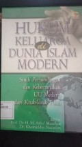 Hukum Keluarga di Dunia Islam Modern : studi perbandingan dan keberanjakan uu modern dari kitab-kitab fiqih