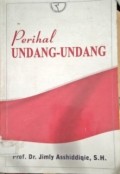 Perihal Undang-Undang
