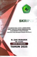 SKRIPSI IMPLEMENTASI PASAR 78 AYAT (1) UNDANG-UNDANG NOMOR 3 TAHUN 2024 TENTANG PEMBANGUNAN DESA DALAM PERSPEKTIF SIYASAH DUSTURIAH (Studi Kasus di Desa Nawangsari Kabupaten Musi Rawas)