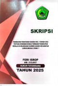 SKRIPSI PENERAPAN PERATURAN DAERAH NO.3 TAHUN 2022 TENTANG MINUMAN KERAS TERHADAP KEHIDUPAN REMAJA DI KELURAHAN SUMBER AGUNG KECAMATAN LUBUKLINGGAU UTARA 1