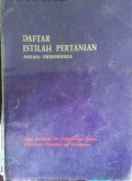 Daftar Istilah Pertanian (Asing-Indonesia)