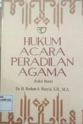 Hukum Acara Peradilan Agama