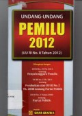 Undang-Undang Pemilu 2012